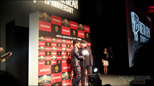 Metal Gear 25th Anniversary Hideo Kojima et Avi Arad