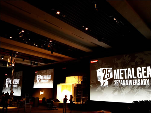 Prparation 25 ans de Metal Gear Tokyo Midtown