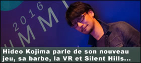 Dossier - Hideo Kojima parle de son nouveau jeu, sa barbe, la VR et Silent Hills - DICE Summit 2016