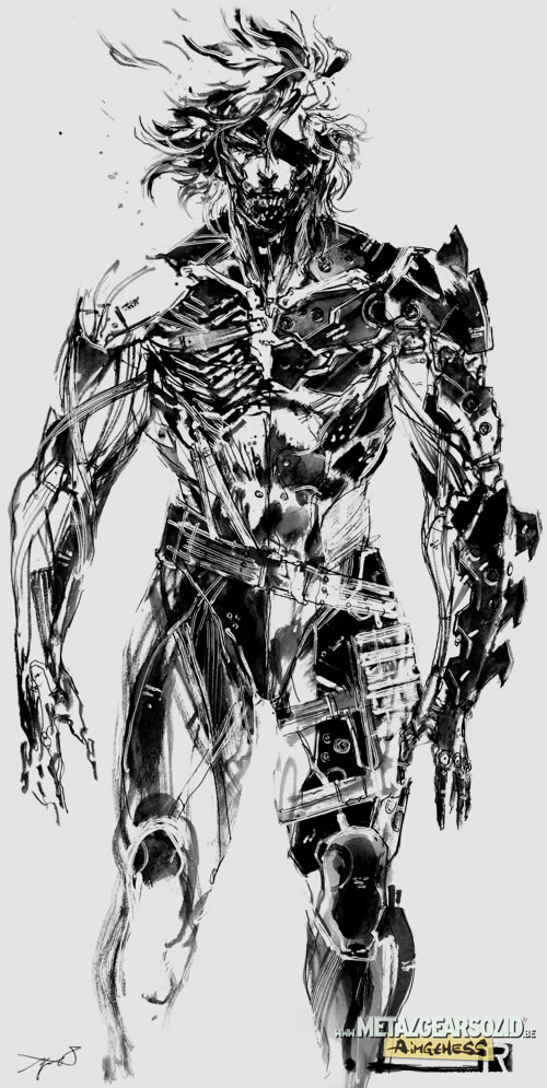 Artwork HD de Raiden dans Metal Gear Rising Revengeance