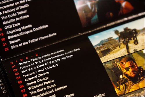 La liste des musiques du double album de Metal Gear Solid V
