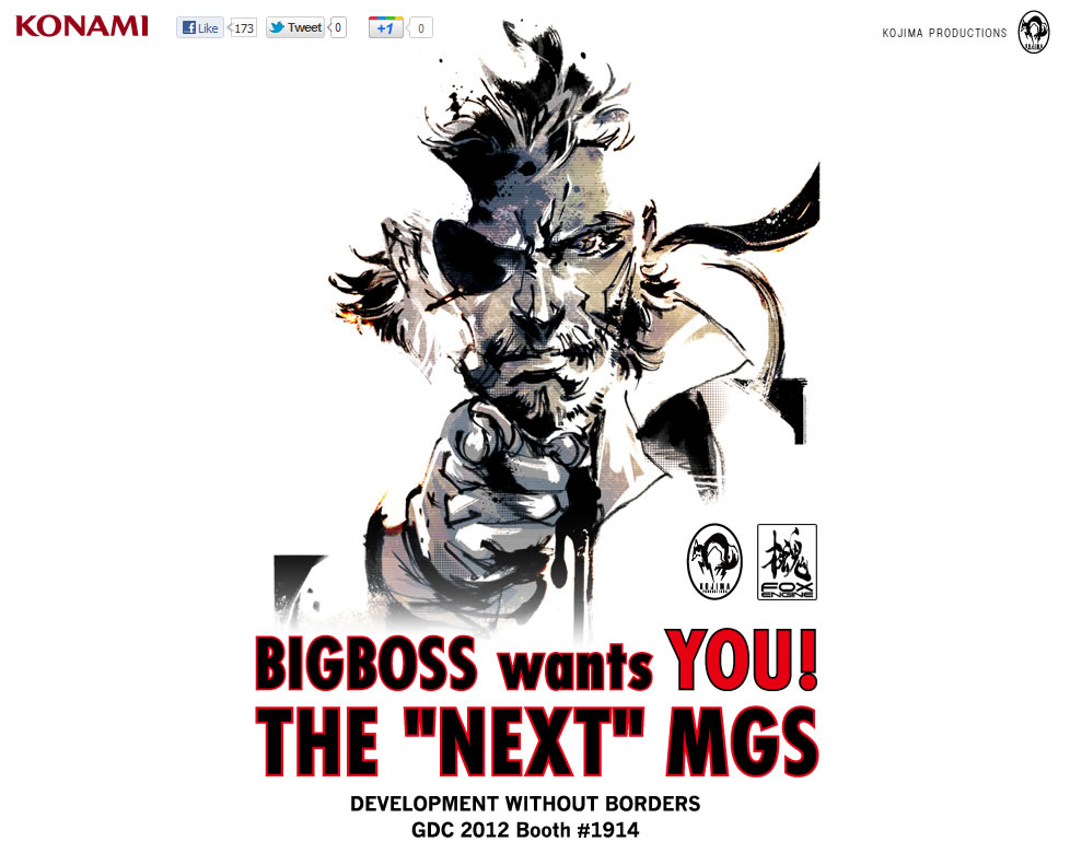 Big Boss vous veut pour le prochain MGS !