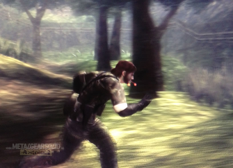 Bug Metal Gear Solid HD Collection le cigare de Naked Snake dans MGS3