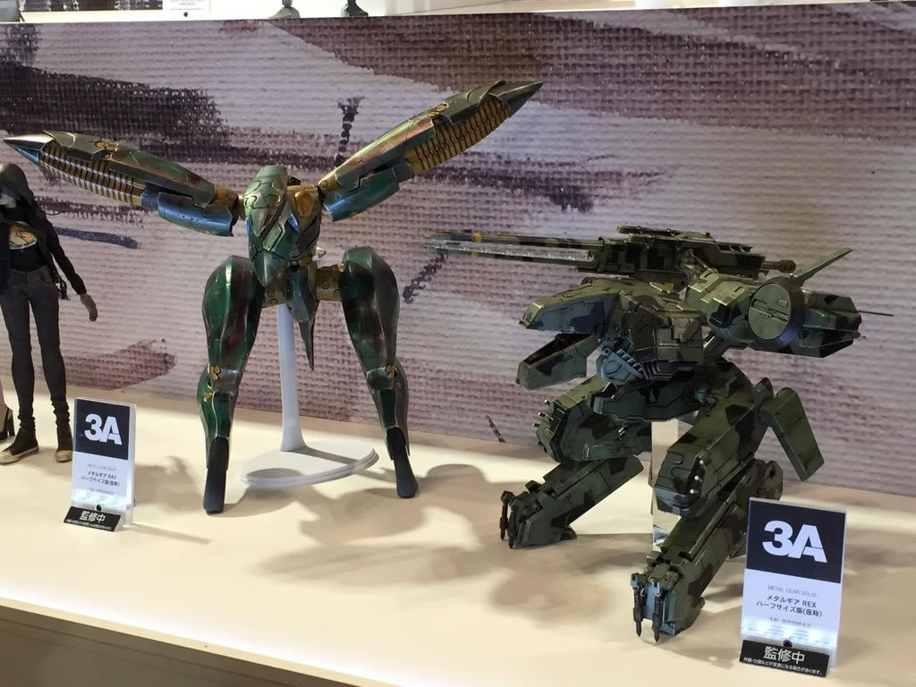 Les petits Metal Gear Rex et Metal Gear Ray de ThreeA en vente le 23 avril 2015
