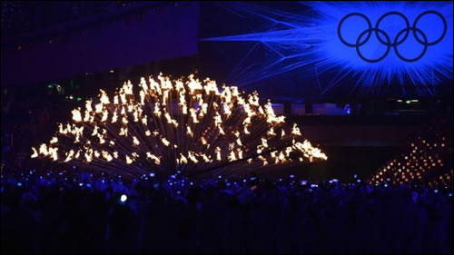 Flamme Jeux Olympiques Londres 2012 clture