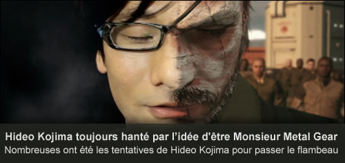 Hideo Kojima est toujours hanté par l’idée d'être Monsieur Metal Gear