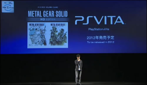 Hideo Kojima MGS HD Vita  TGS 2011