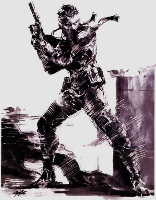 Solid Snake Yoji Shinkawa Metal Gear Solid