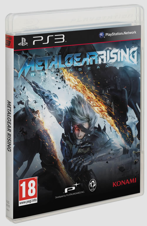 La jaquette europenne de Metal Gear Rising Revengeance - PlayStation 3