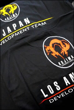 T-shirts Kojima Productions - Tokyo Los et Angeles