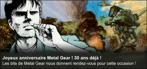 Joyeux anniversaire Metal Gear 30 ans déjà
