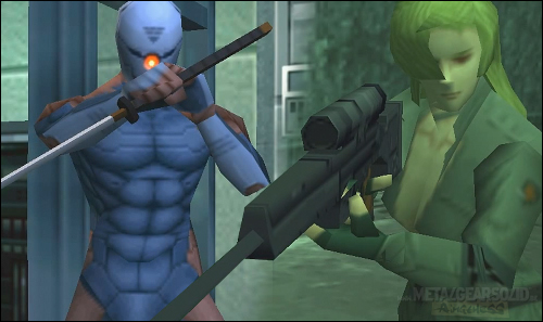 Metal Gear Solid Cyborg Ninja et Sniper Wolf