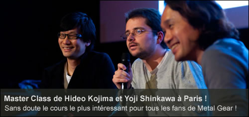 Master Class Hideo Kojima et Yoji Shinkawa à Paris