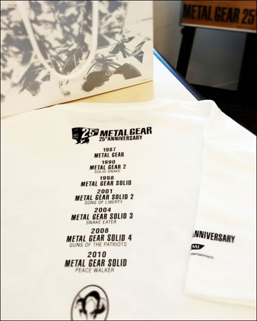 25 ans de Metal Gear : Metal Gear 25th Anniversary t-shirt