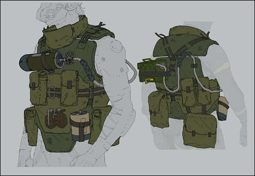 Une flopée d'artworks de Metal Gear Online par A.J. Trahan