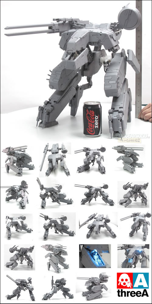 Figurine Metal Gear Rex par ThreeA et Kojima Productions