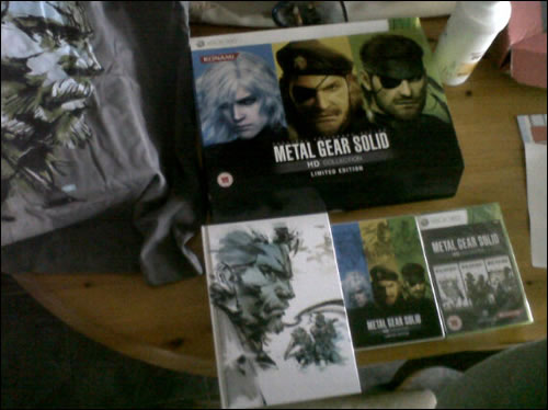 Collector de Metal Gear Solid HD Collection Zavvi steelbook stickerbook