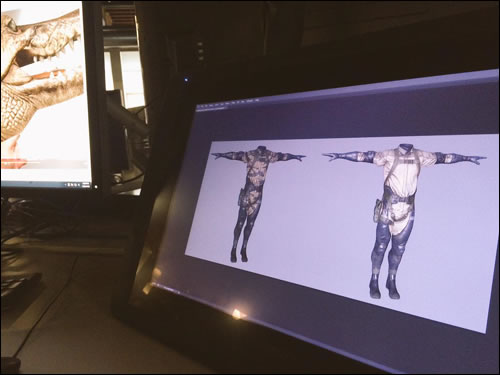 Une photo et quelques infos sur la personnalisation esthétique d'un équipement dans Metal Gear Online 3