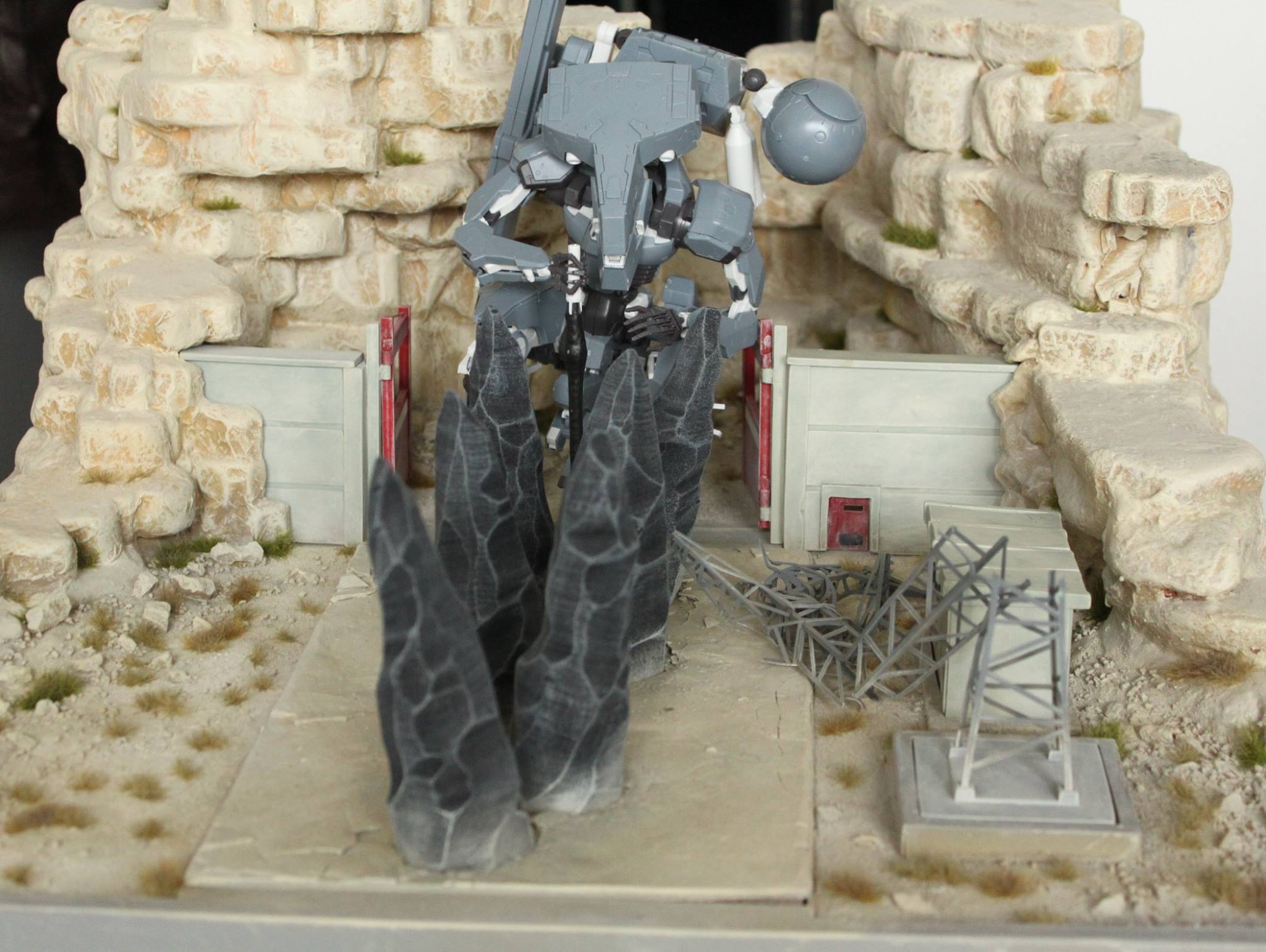 Un diorama poustouflant avec le Metal Gear Sahelanthropus
