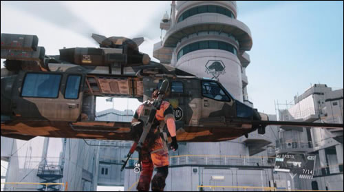 Metal Gear Solid V : Un coup de peinture pour l’hélicoptère de Snake et sa Mother Base