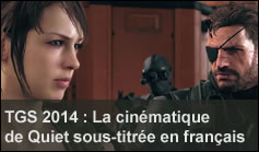 TGS 2014 : Cinématique de Quiet de MGSV The Phantom Pain sous-titrée en français