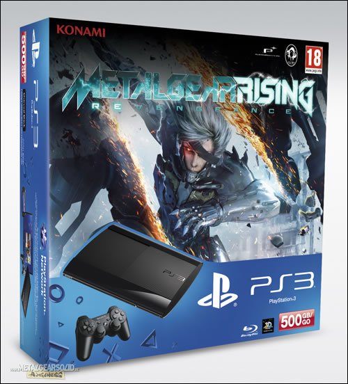 Un pack PlayStation 3 Metal Gear Rising Revengeance en France