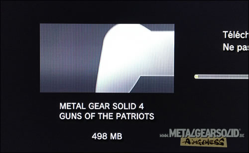 Installation patch japonais Metal Gear Solid 4 Guns of the Patriots
