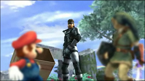 Solid Snake dans Super Smash Bros Brawl  