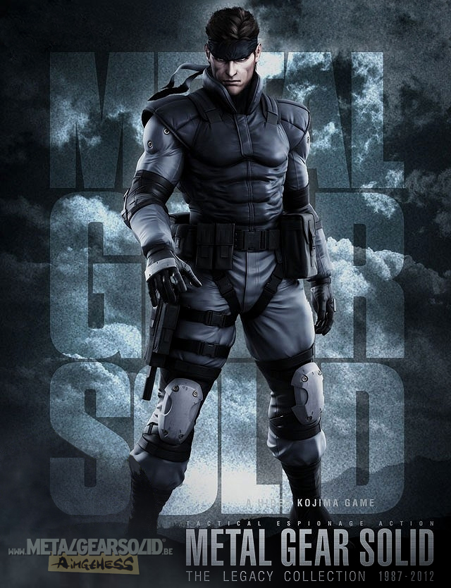 Artwork de Solid Snake de Metal Gear Solid The Legacy Collection