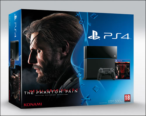 La PlayStation 4 aux couleurs de MGSV The Phantom Pain débarque en Europe !