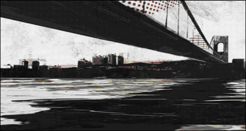 Le Verrazano-Narrows Bridge dans Metal Gear Solid 2 Bande Dessine Ashley Wood